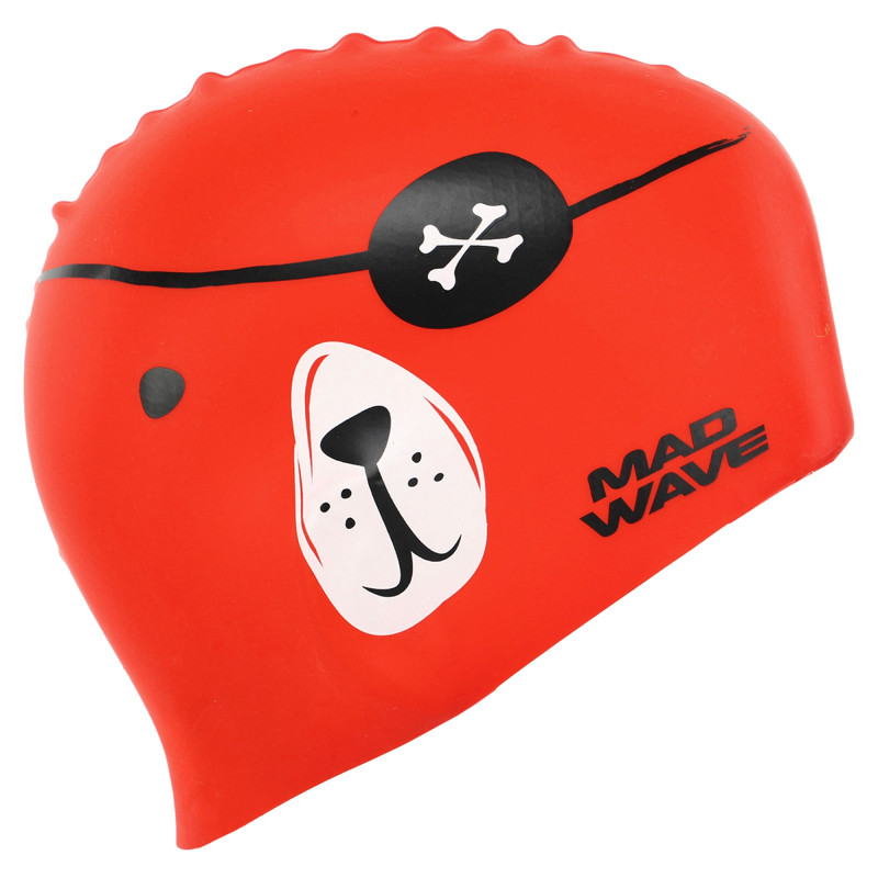 Шапочка для плавання силіконова юніорська MadWave Junior PIRATE M057312 кольори в асортименті