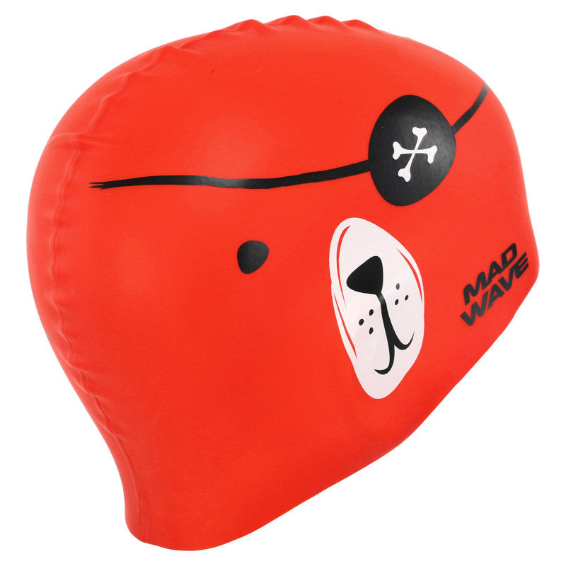 Шапочка для плавання силіконова юніорська MadWave Junior PIRATE M057312 кольори в асортименті