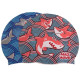 Шапочка для плавання силіконова юніорська MadWave Junior SHARKY M057911 кольори в асортименті