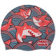 Шапочка для плавання силіконова юніорська MadWave Junior SHARKY M057911 кольори в асортименті
