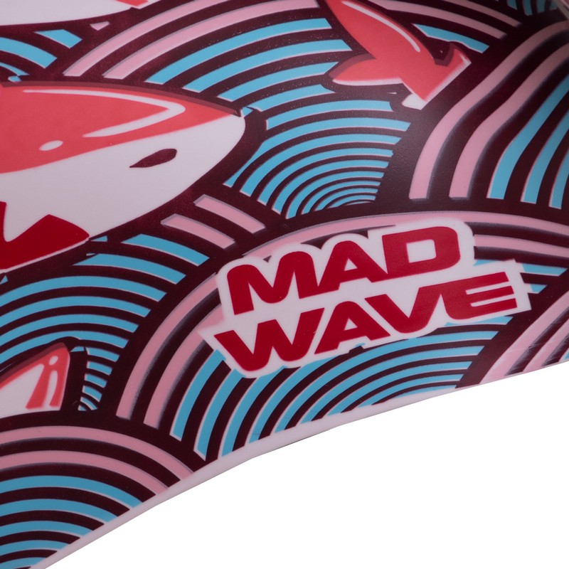 Шапочка для плавання силіконова юніорська MadWave Junior SHARKY M057911 кольори в асортименті