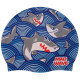 Шапочка для плавання силіконова юніорська MadWave Junior SHARKY M057911 кольори в асортименті