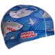 Шапочка для плавання силіконова юніорська MadWave Junior SHARKY M057911 кольори в асортименті