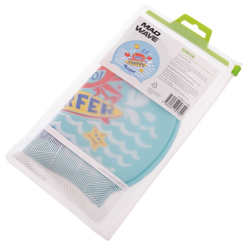 Шапочка для плавання силіконова юніорська MadWave Junior SURFER M057912 кольори в асортименті