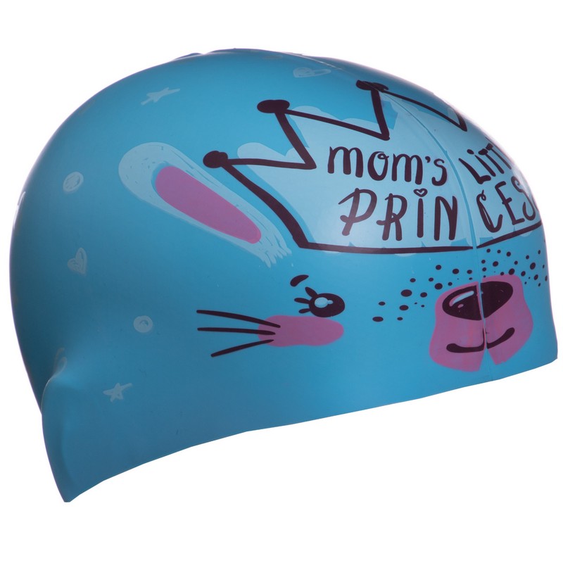 Шапочка для плавання силіконова юніорська MadWave Junior LITTLE BUNNY M057913 кольори в асортименті