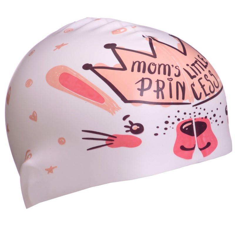 Шапочка для плавання силіконова юніорська MadWave Junior LITTLE BUNNY M057913 кольори в асортименті