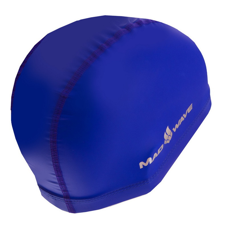 Шапочка для плавання текстильна з покриттям PU для дорослих MadWave PUT M058501 кольори в асортименті