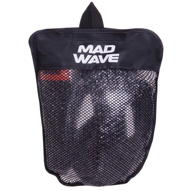 Маска повнолицьова для підводного плавання та снорклінгу MadWave FULL-FACE M061907 чорний