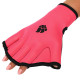 Акваперчатки для аквафітнесу Aquafitness gloves MadWave M074603 S-L рожевий-чорний