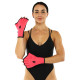 Акваперчатки для аквафітнесу Aquafitness gloves MadWave M074603 S-L рожевий-чорний