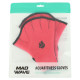Акваперчатки для аквафітнесу Aquafitness gloves MadWave M074603 S-L рожевий-чорний