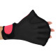 Акваперчатки для аквафітнесу Aquafitness gloves MadWave M074603 S-L рожевий-чорний