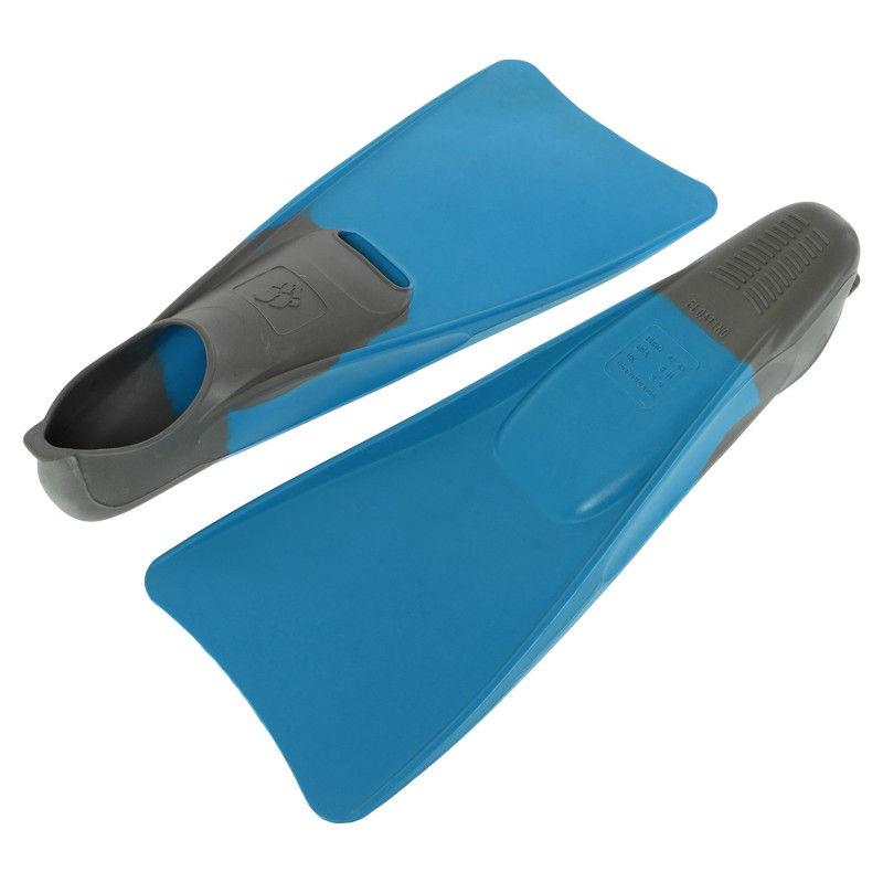 Ласти із закритою п'ятою MadWave M074605608W розмір 42-43 блакитний-сірий