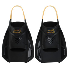 Ласти тренувальні з відкритою п'ятою MadWave Open Heel Training M074908 розмір 31-45 чорний