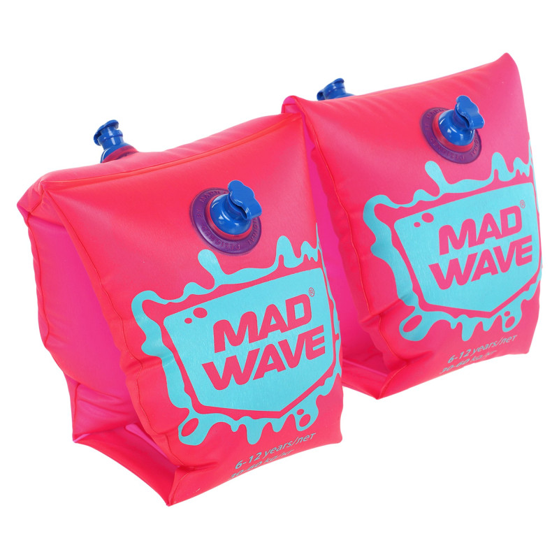 Нарукавники для плавання дитячі надувні 2шт MadWave M075603 2-12 лет цвета в ассортименте