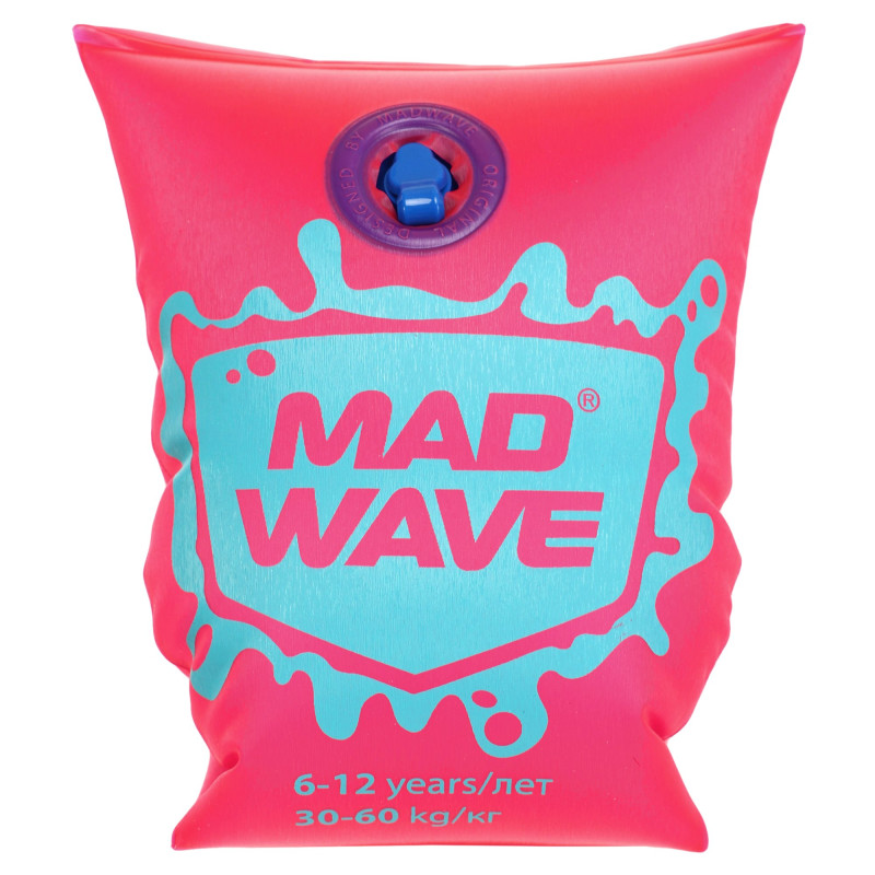 Нарукавники для плавання дитячі надувні 2шт MadWave M075603 2-12 лет цвета в ассортименте