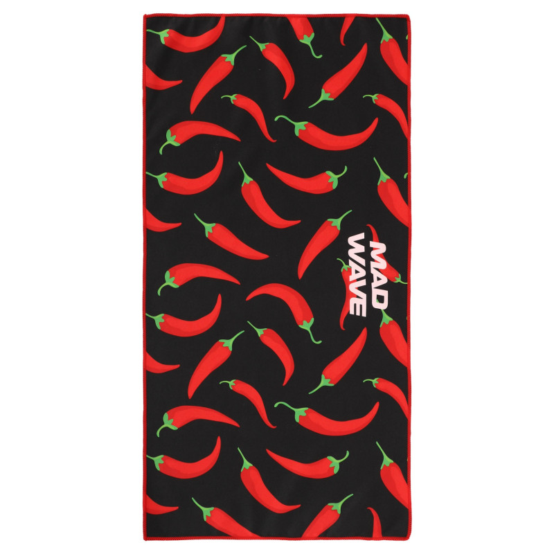 Рушник спортивний з мікрофібри MadWave SPICY M076304100W 80х40см чорний