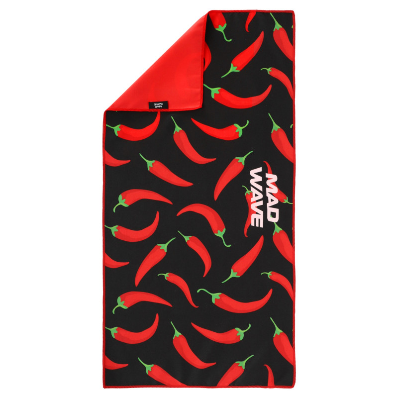 Рушник спортивний з мікрофібри MadWave SPICY M076304100W 80х40см чорний