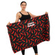 Рушник спортивний з мікрофібри MadWave SPICY M076304200W 140х80см чорний