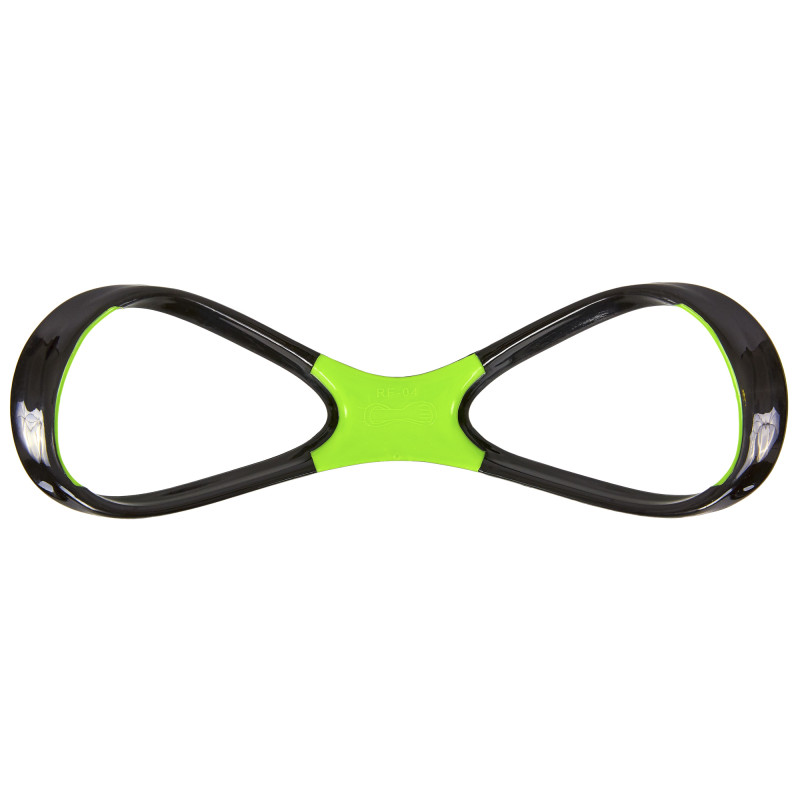 Лопатки вісімки для плавання ласти для рук MadWave Stroke Trainer M077001 S-L чорний-зелений