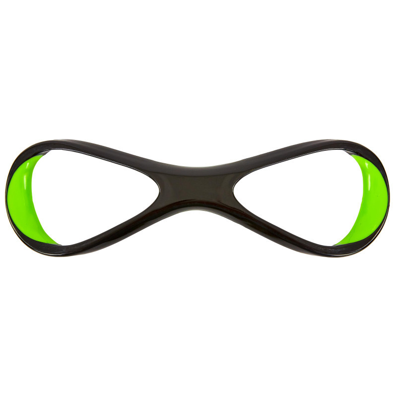 Лопатки вісімки для плавання ласти для рук MadWave Stroke Trainer M077001 S-L чорний-зелений
