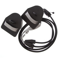 Тренажер для плавання з лопатками для тренування гребка MadWave TRAINER DRY M077103100W опір 1,3-3,6кг сірий