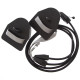 Тренажер для плавання з лопатками для тренування гребка MadWave TRAINER DRY M077103100W опір 1,3-3,6кг сірий