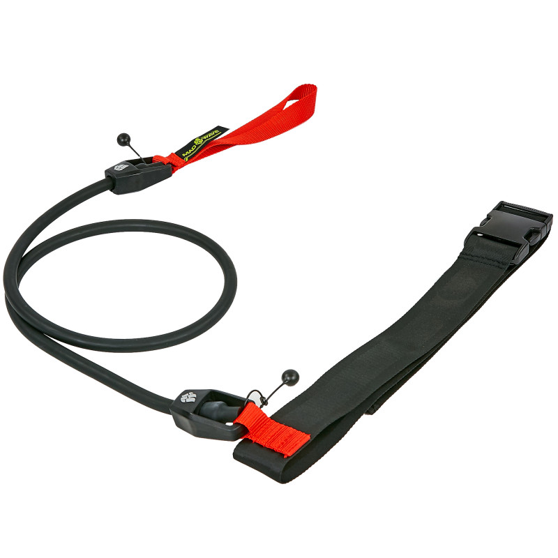 Трос еластичний з поясом MadWave SHORT BELT M077104 довжина 1,15м кольори в асортименті