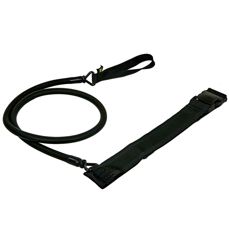 Трос еластичний з поясом MadWave SHORT BELT M077104 довжина 1,15м кольори в асортименті