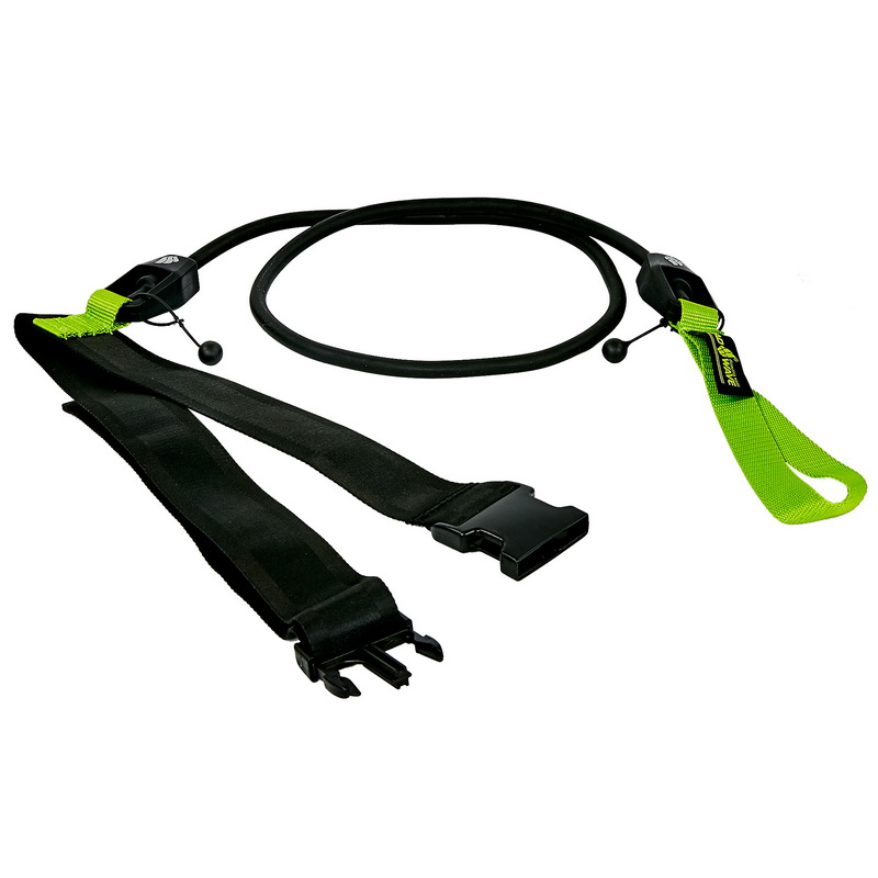 Трос еластичний з поясом MadWave SHORT BELT M077104 довжина 1,15м кольори в асортименті