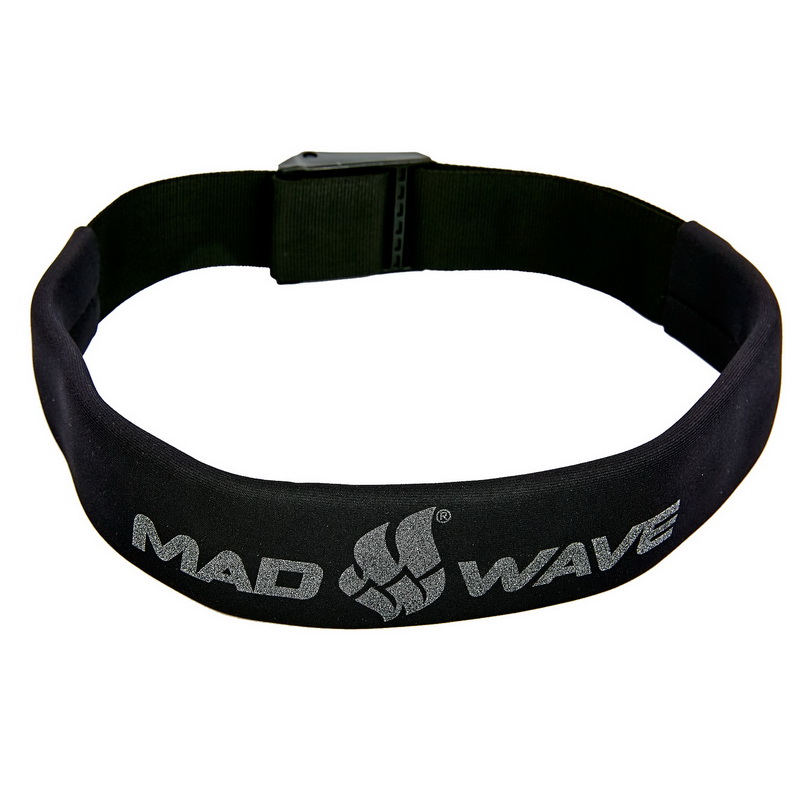 Пояс із тросом MadWave BELT TRAINER M077105 довжина 2м чорний