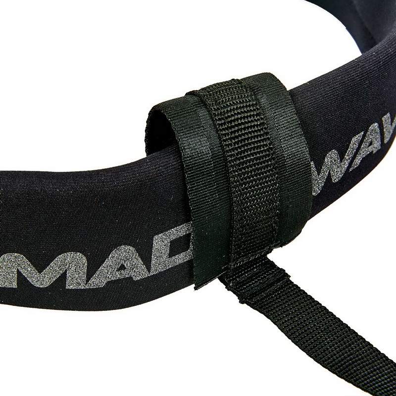 Пояс із тросом MadWave BELT TRAINER M077105 довжина 2м чорний