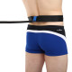Поясний тренажер парний для плавання MadWave BELT TRAINER TWO SIDE M077106 довжина 2,4м чорний