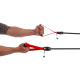 Тренажер для плавання з ручками для тренування гребка MadWave ROWER TRAINER DRY M077109 довжина 1,2 м кольори в асортименті