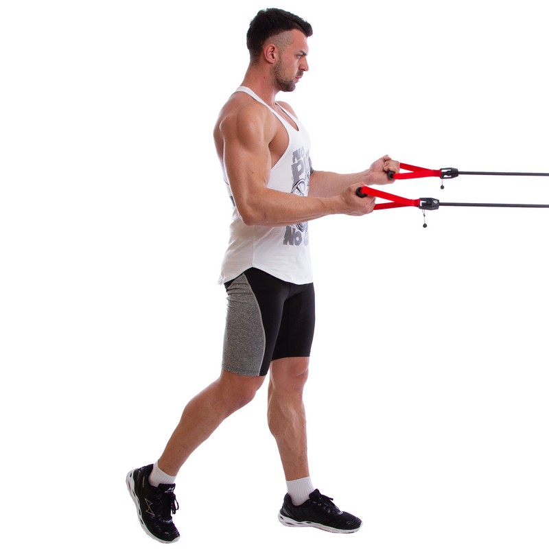 Тренажер для плавання з ручками для тренування гребка MadWave ROWER TRAINER DRY M077109 довжина 1,2 м кольори в асортименті