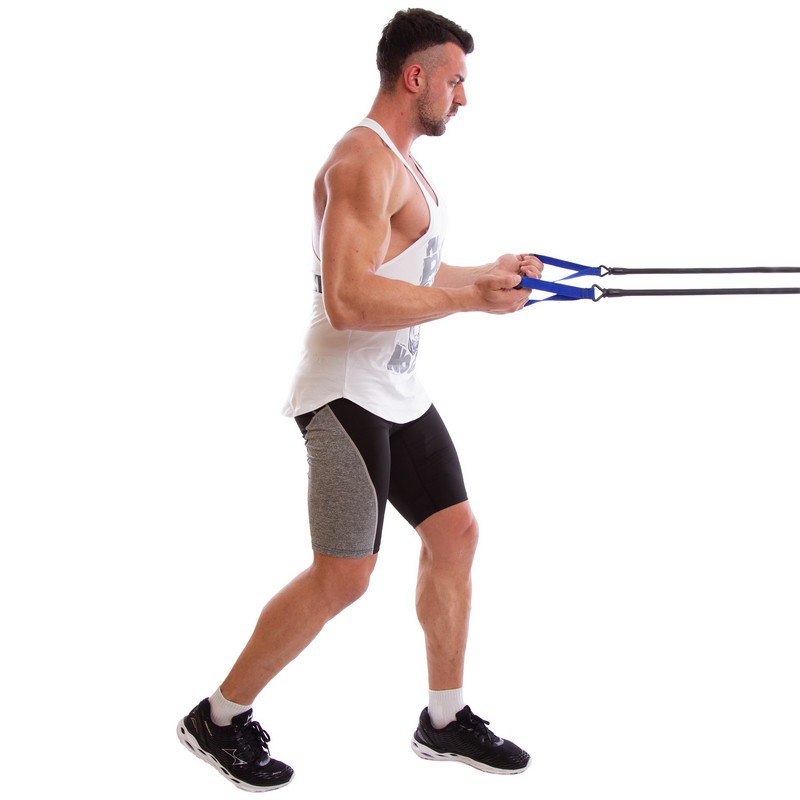 Тренажер для плавання з ручками для тренування гребка MadWave ROWER TRAINER DRY M077109 довжина 1,2 м кольори в асортименті
