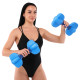 Гантелі для аквафітнесу та аквааеробіки аква-гантелі Aqua Dumbbells MadWave Aquaaerobics Pair M082503 2шт кольори в асортименті