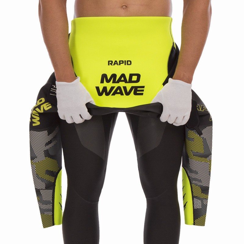 Гідрокостюм мокрого типу для триатлону MadWave RAPID M201802 розмір M-XXL 3мм чорний