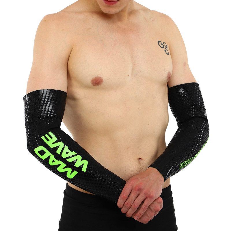 Рукави для плавання в холодній воді чоловічі MADWAVE DSSS M204203 розмір XS-XXL чорний