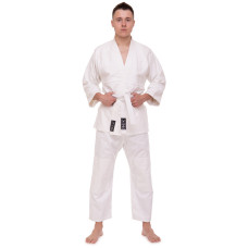 Кімоно для дзюдо куртка штани та пояс MATSA MA-0013 110-200см білий