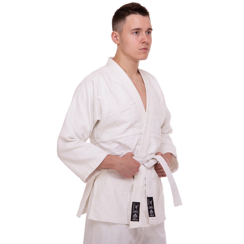 Кімоно для дзюдо куртка штани та пояс MATSA MA-0013 110-200см білий