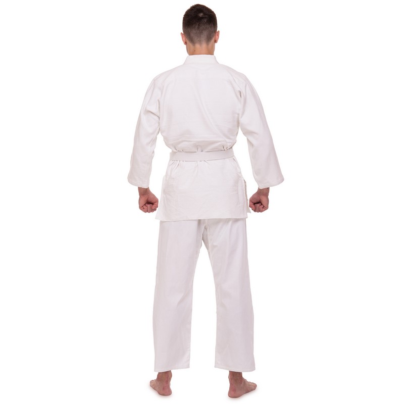 Кімоно для дзюдо куртка штани та пояс MATSA MA-0013 110-200см білий