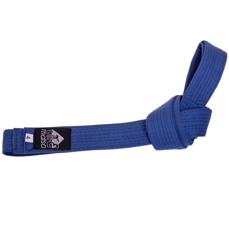 Кімоно для дзюдо куртка штани та пояс MATSA MA-0015 120-190см синій