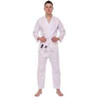 УЦЕНКА Кімоно для карате куртка штани та пояс MATSA MA-0016 110-190см білий