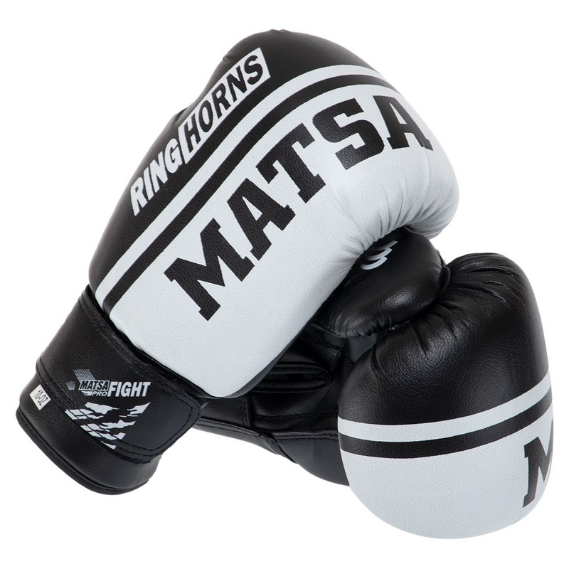 Боксерські рукавиці MATSA MA-6571 6-12 унцій кольори в асортименті