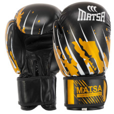 Боксерські рукавиці MATSA MA-7300 8-12 унцій кольори в асортименті