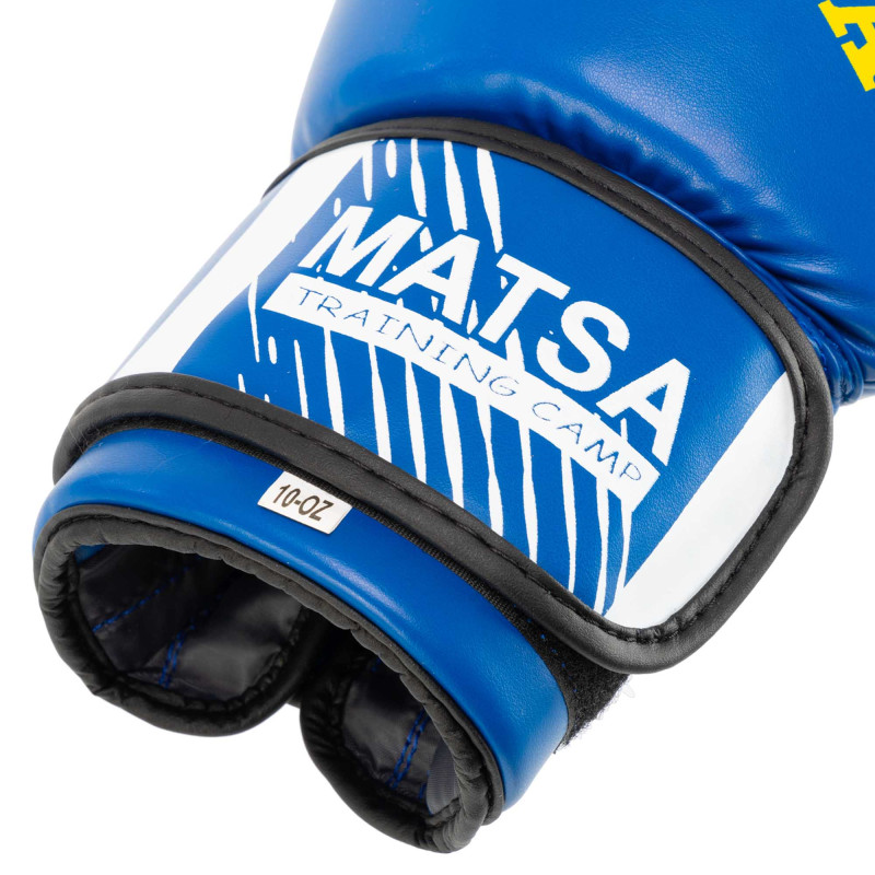 Боксерські рукавиці MATSA MA-7301 8-12 унцій кольори в асортименті