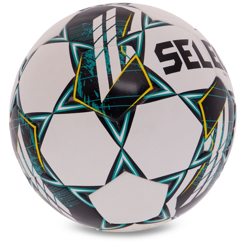 М'яч футбольний SELECT MATCH DB V23 MATCH-WG №5 білий-зелений