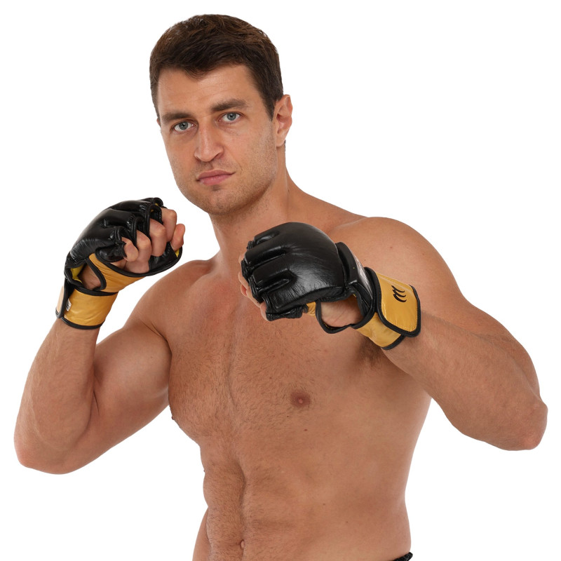 Рукавиці для змішаних єдиноборств MMA MATSA ME-2010 M-XL кольори в асортименті