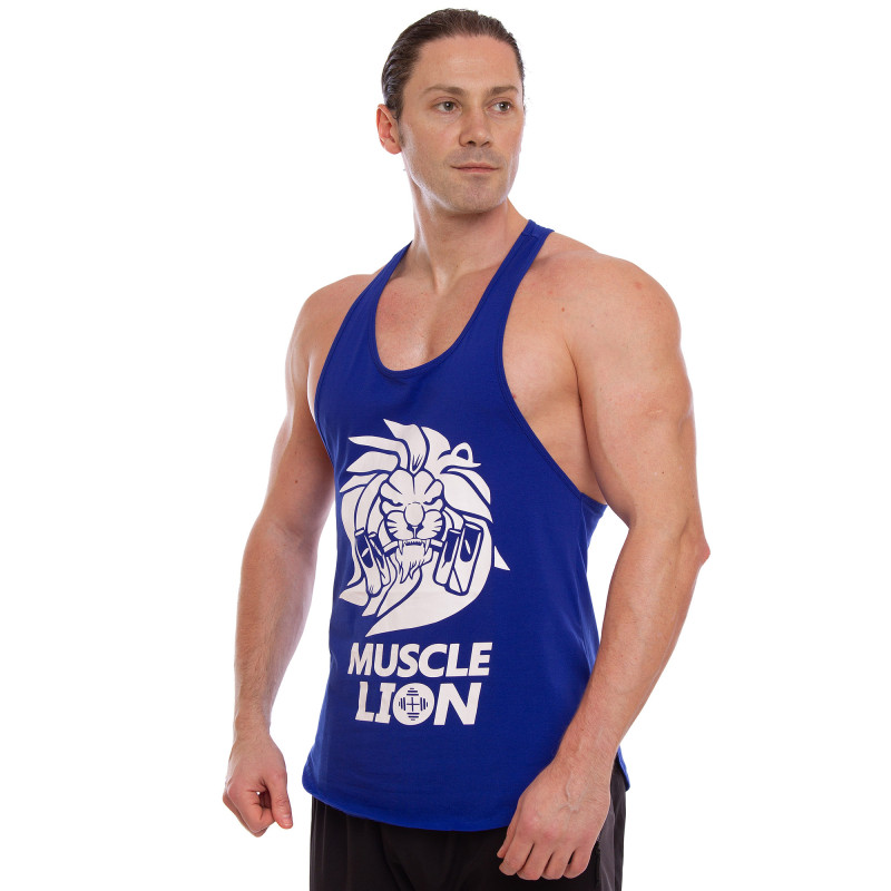 Майка борцівка чоловіча SP-Sport MUSCLE LION ML-1185 M-2XL кольори в асортименті